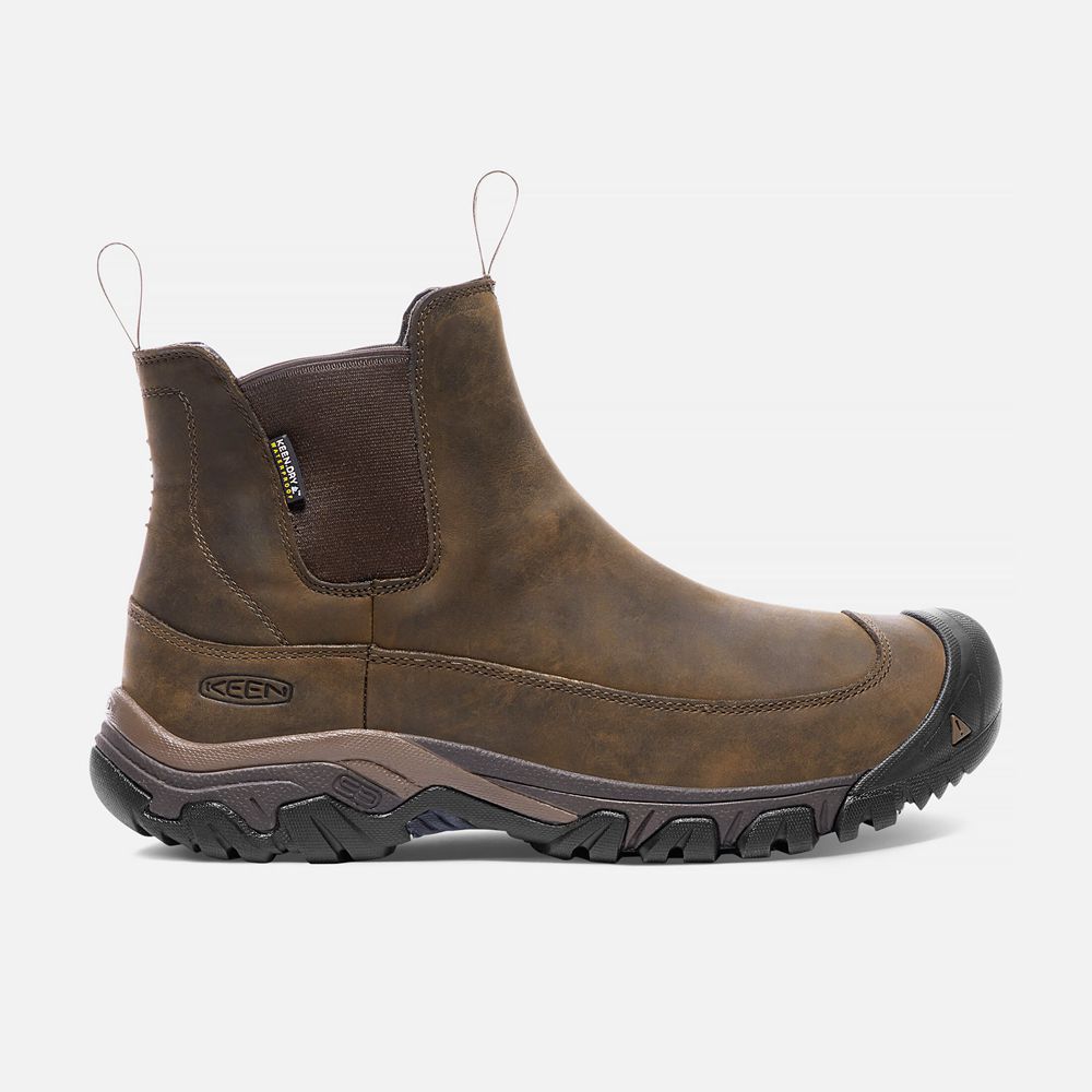 Bottes Chelsea Keen Homme Marron | Anchorage Iii Waterproof | LQMZB-6419